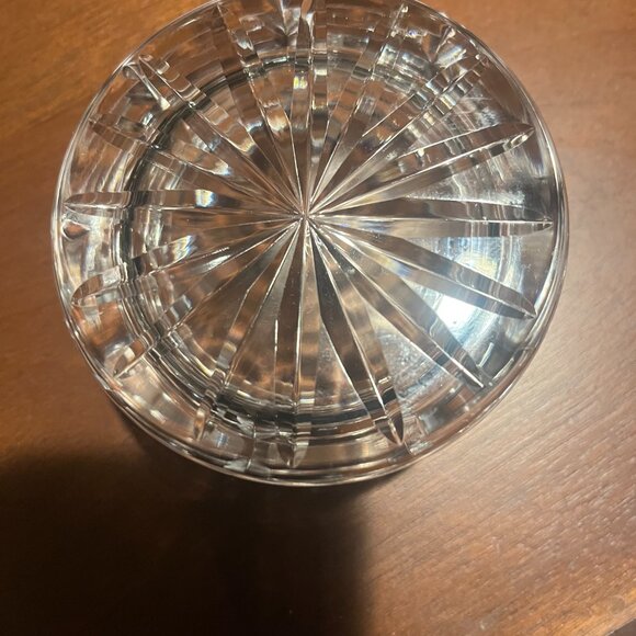 Vintage WATERFORD‎ Crystal Ashtray Round 3" Beautiful - Picture 4 of 10